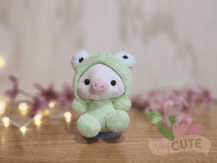 Llavero Peluche Chanchito Disfrazado 