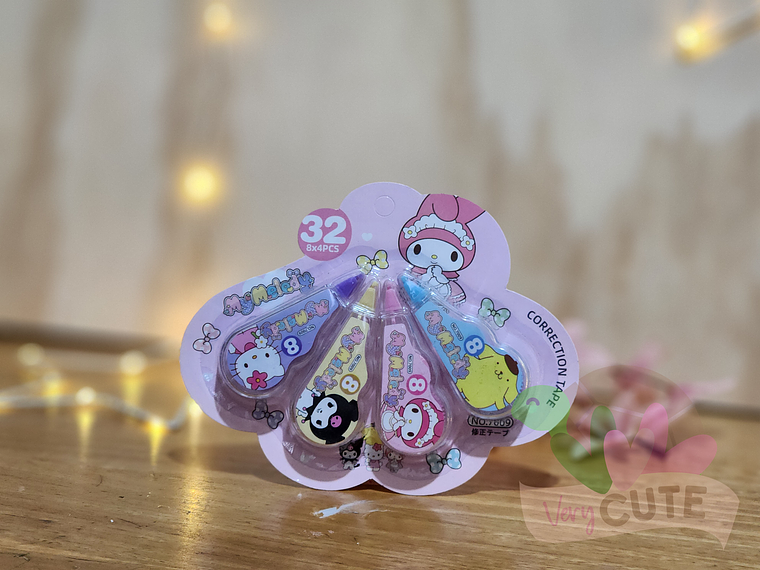Corrector Cinta - Personajes Sanrio 1
