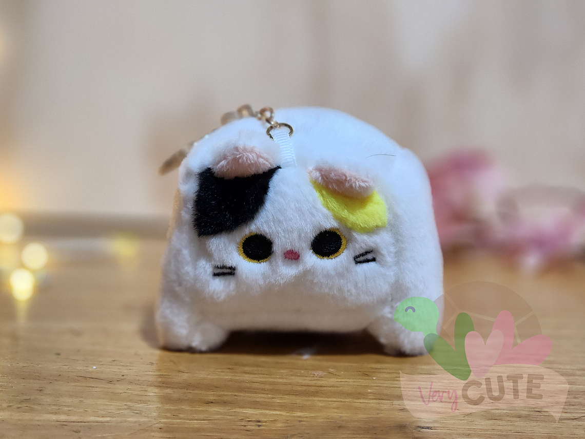  Llavero Peluche Gatitos Cuadrados  1