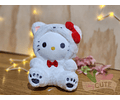 Peluche Personajes Sanrio en Traje de Oso