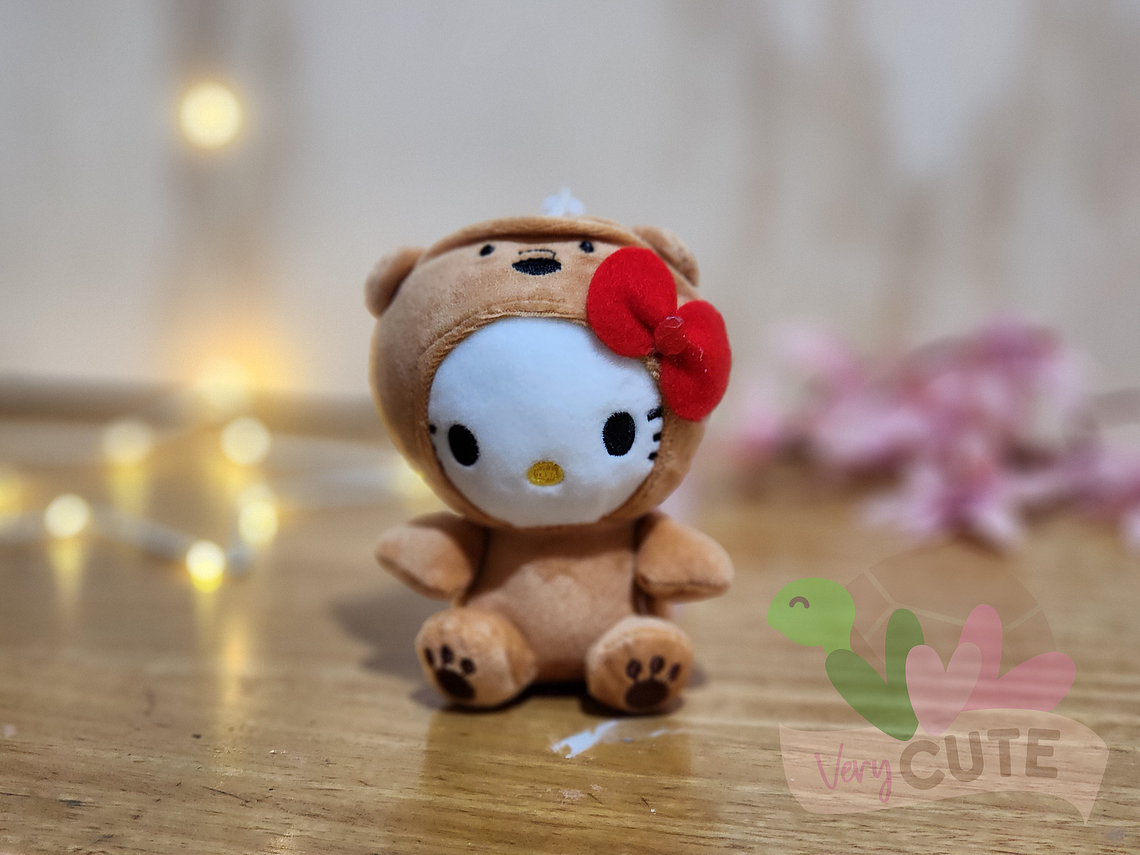 Llavero Hello Kitty Traje de Oso 2