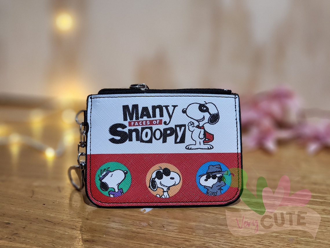 Monedero Tarjetero Snoopy 3