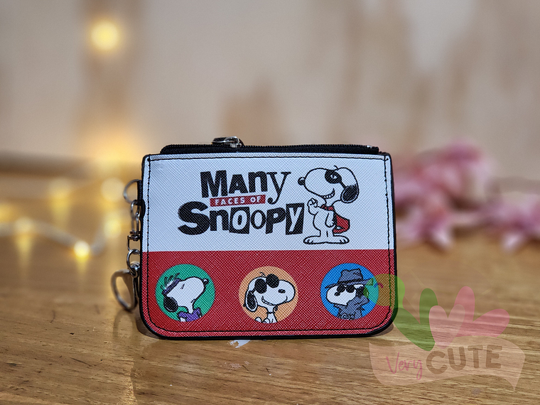 Monedero Tarjetero Snoopy 3