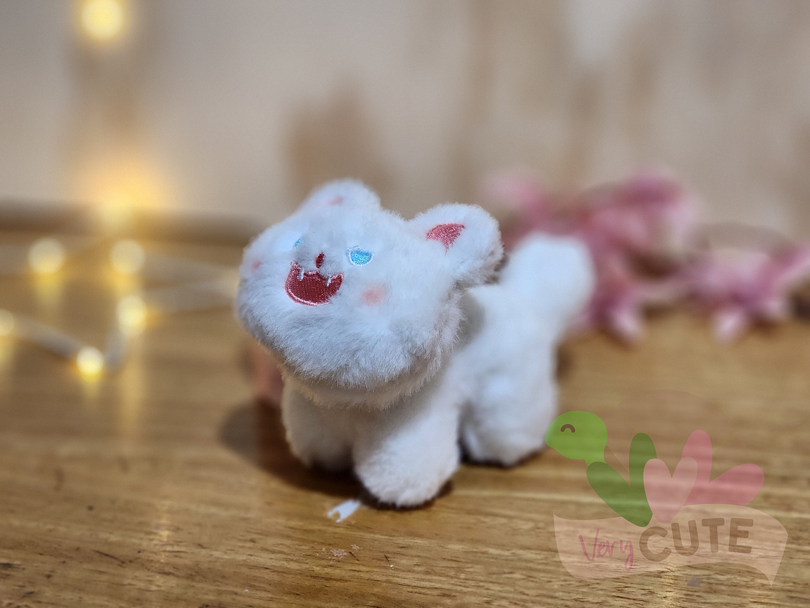 Llavero Peluche Gato Enojado 1