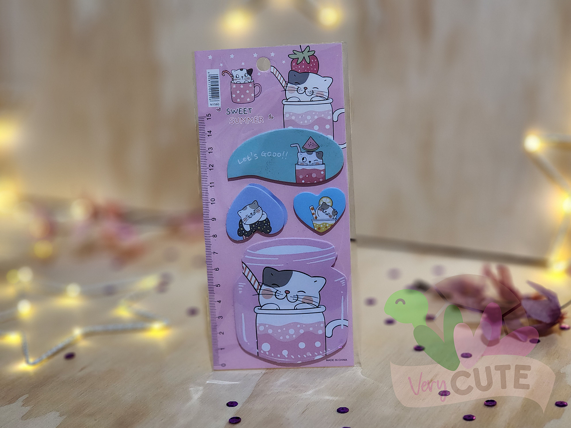 Post-it Diseño Gato 5