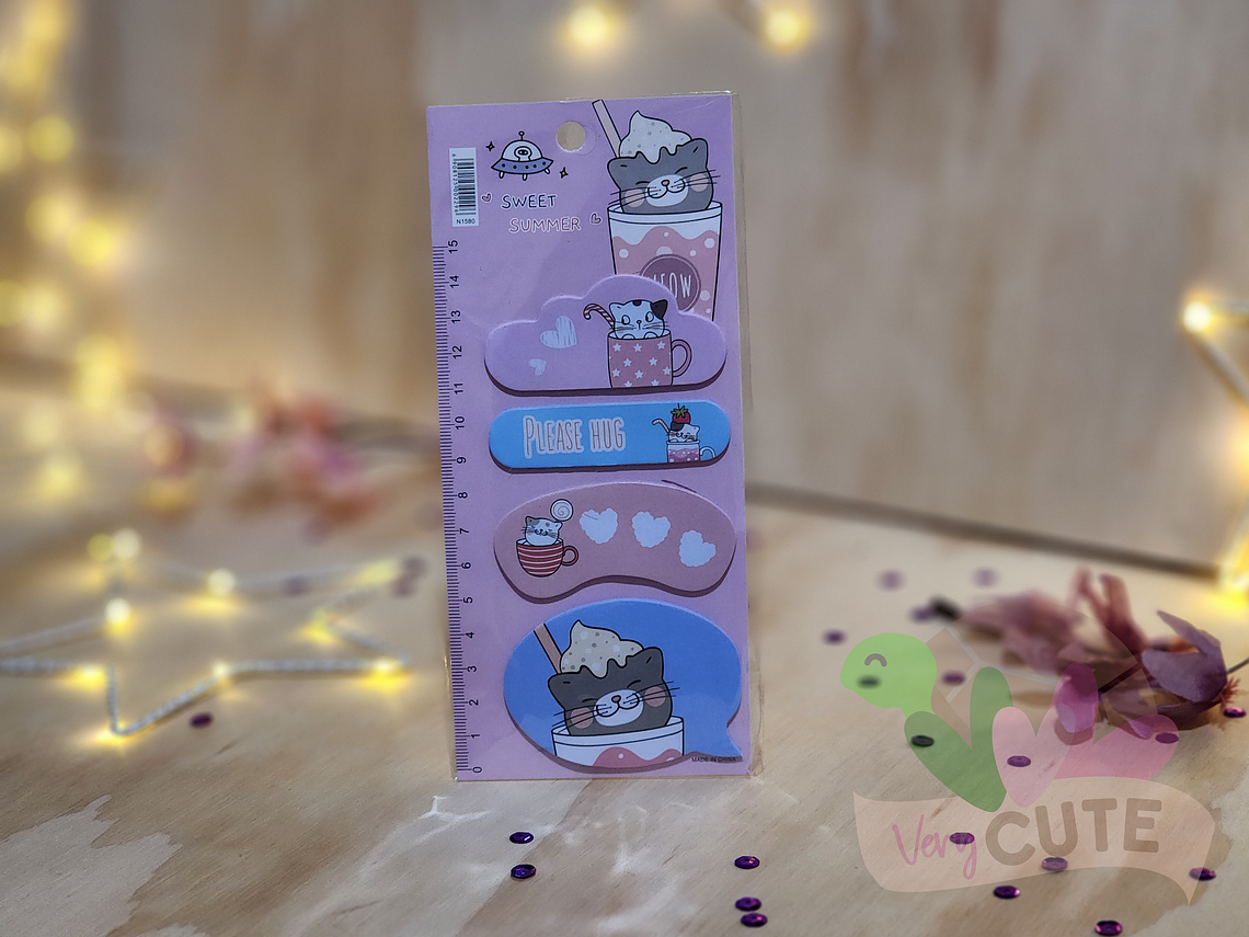 Post-it Diseño Gato 6