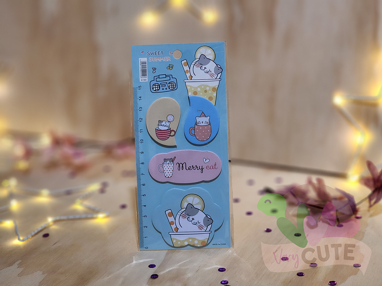 Post-it Diseño Gato 7