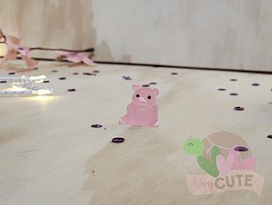  Figurita Cerdito Rosado