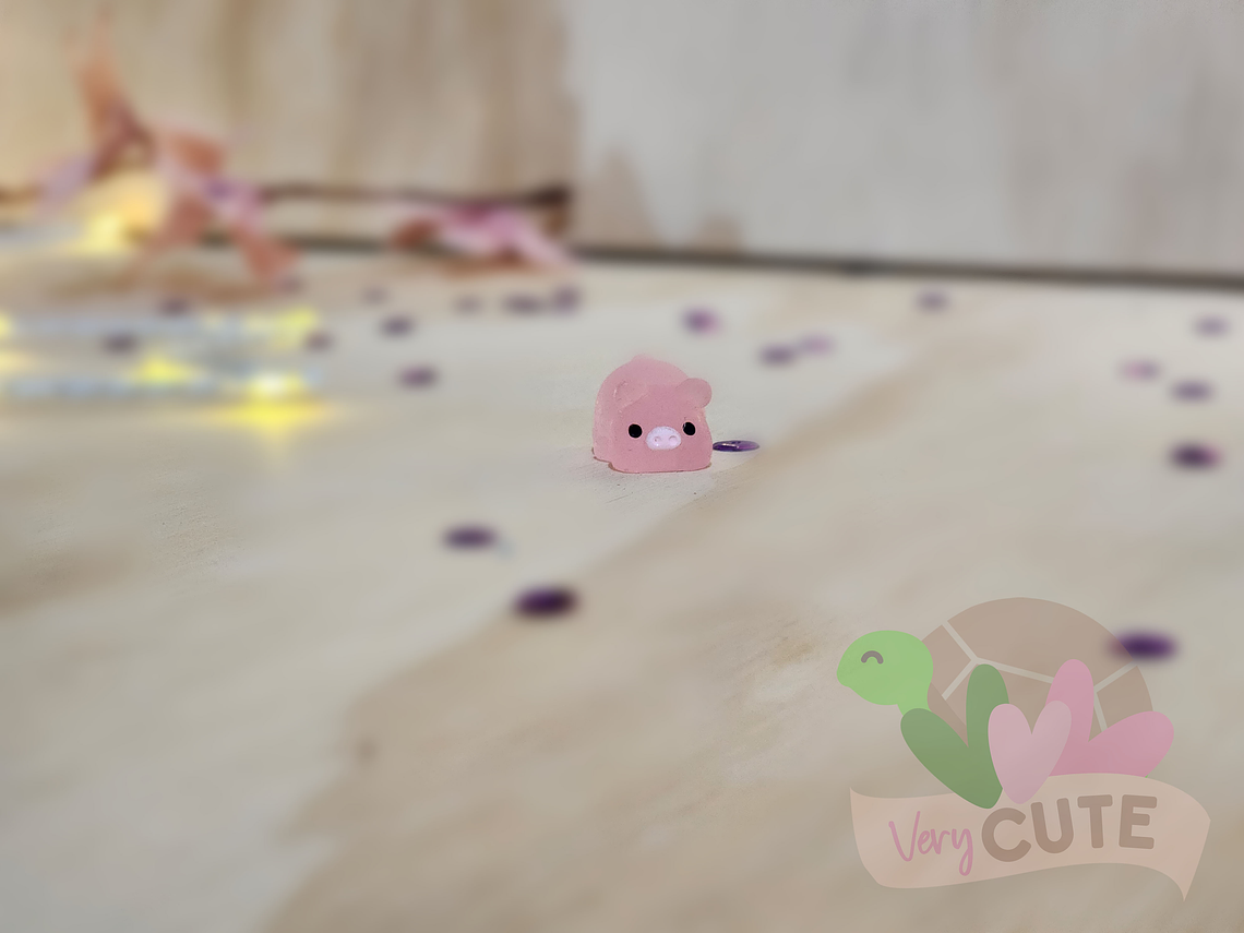  Figurita Cerdito Rosado 5