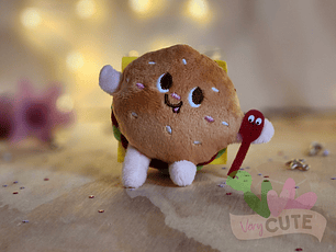 Llavero Comida Rápida Kawaii - Peluche