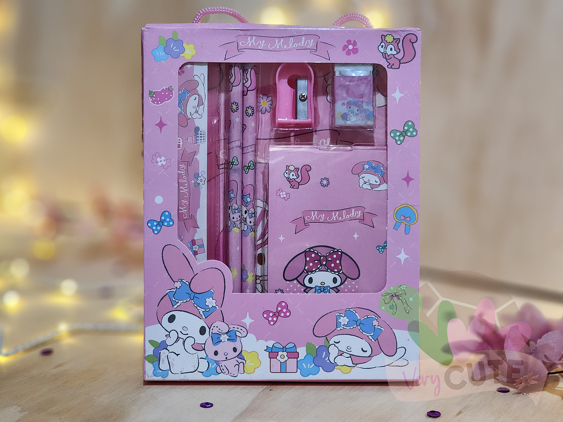 Set Papelería Kawaii  - Personajes Sanrio 2