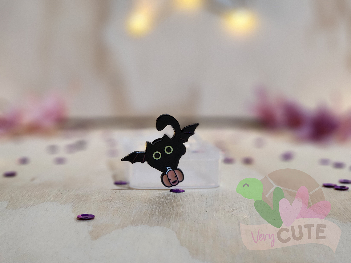 Pin Gato Negro - Colección Halloween 3