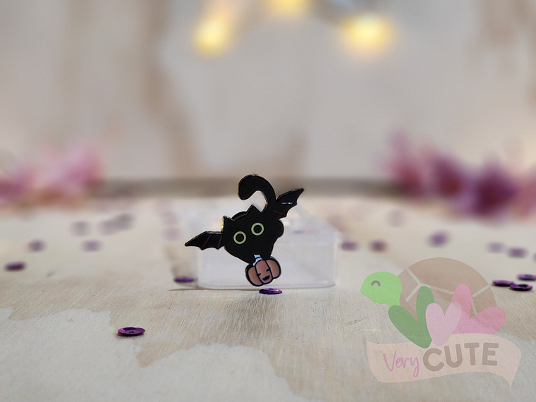 Pin Gato Negro - Colección Halloween 3