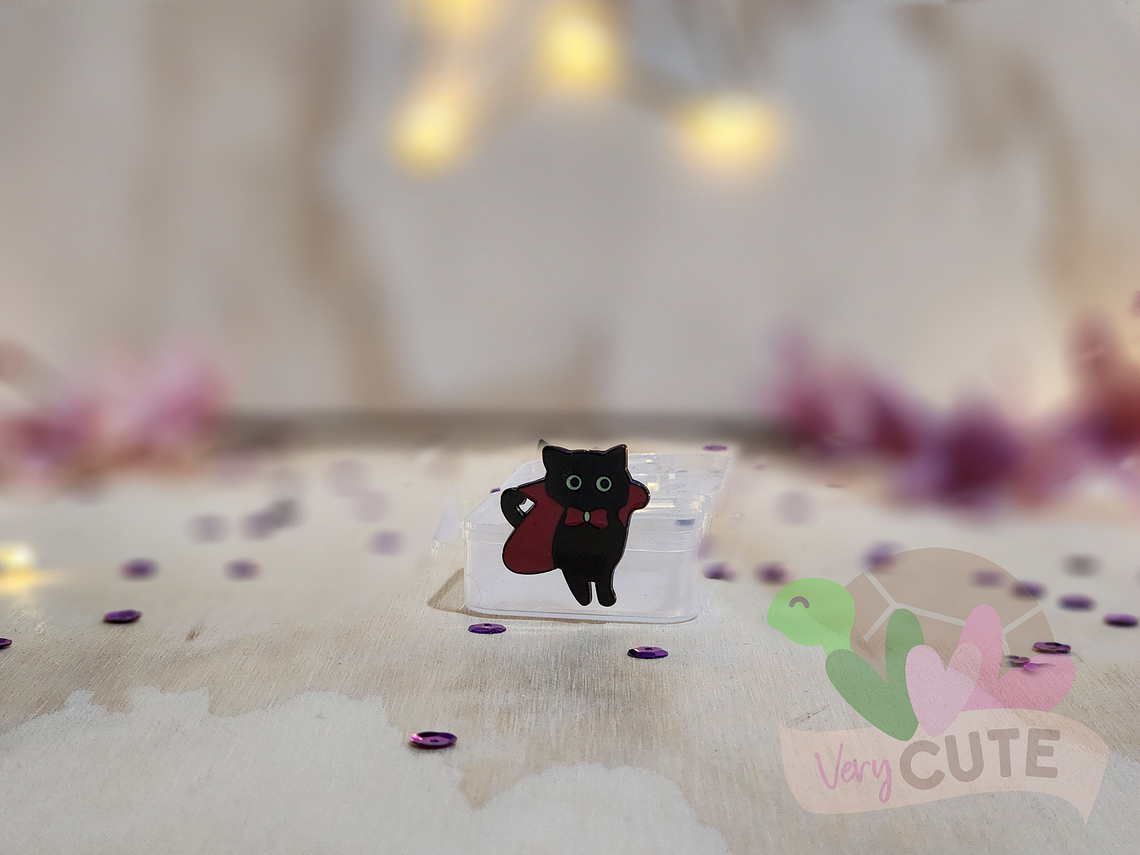 Pin Gato Negro - Colección Halloween 4