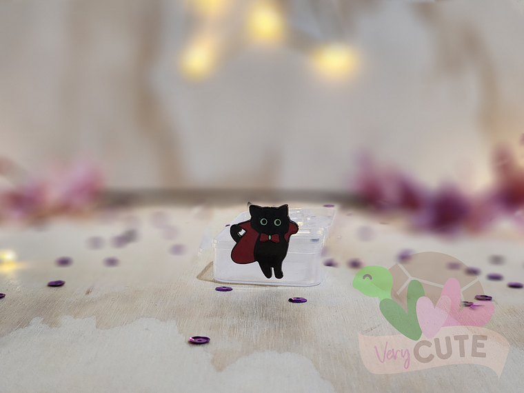 Pin Gato Negro - Colección Halloween 4