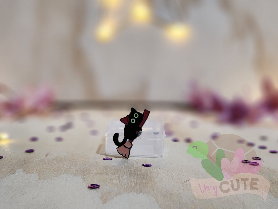 Pin Gato Negro - Colección Halloween 1