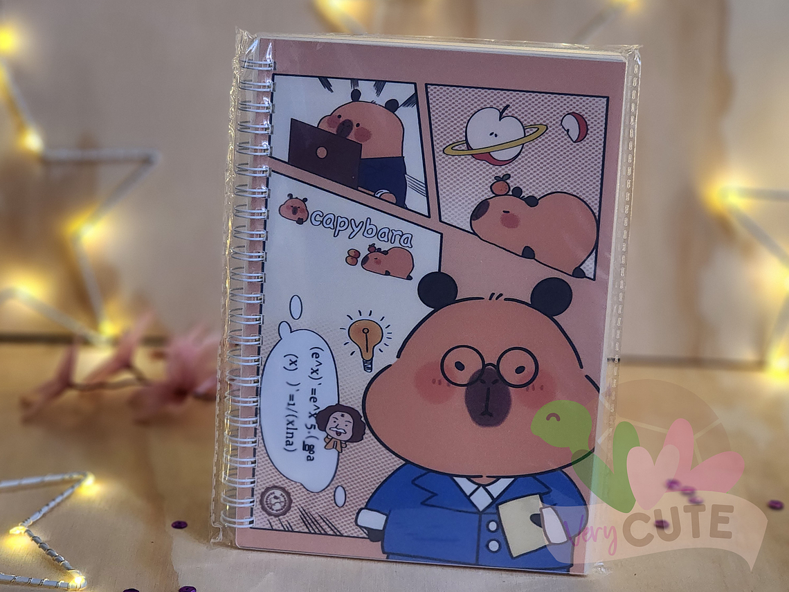  Libreta Capybara Anteojos 3