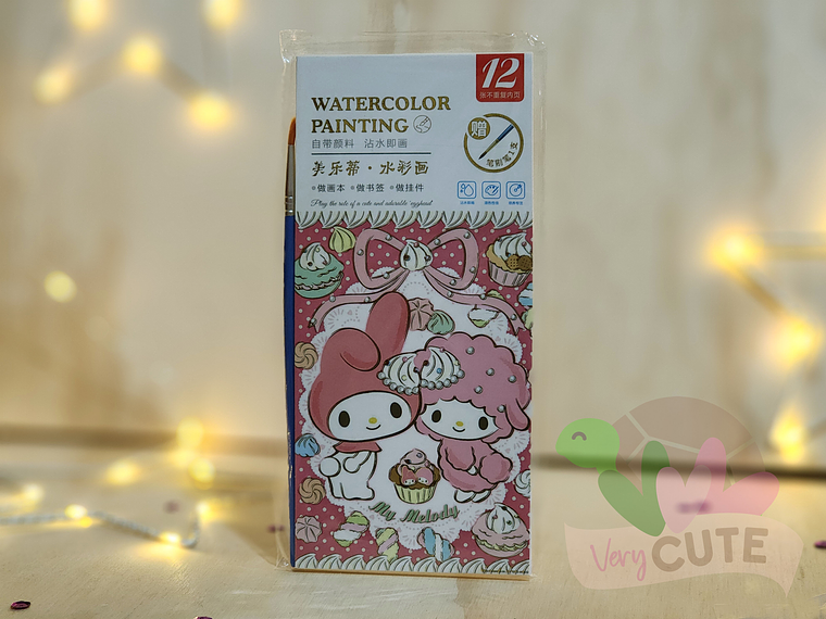 Libro Pintar Acuarela - Personajes Sanrio 4