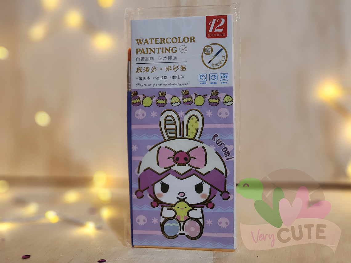 Libro Pintar Acuarela - Personajes Sanrio 5