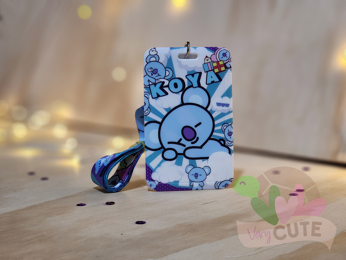 Porta Credencial + Lanyard - BT21 4