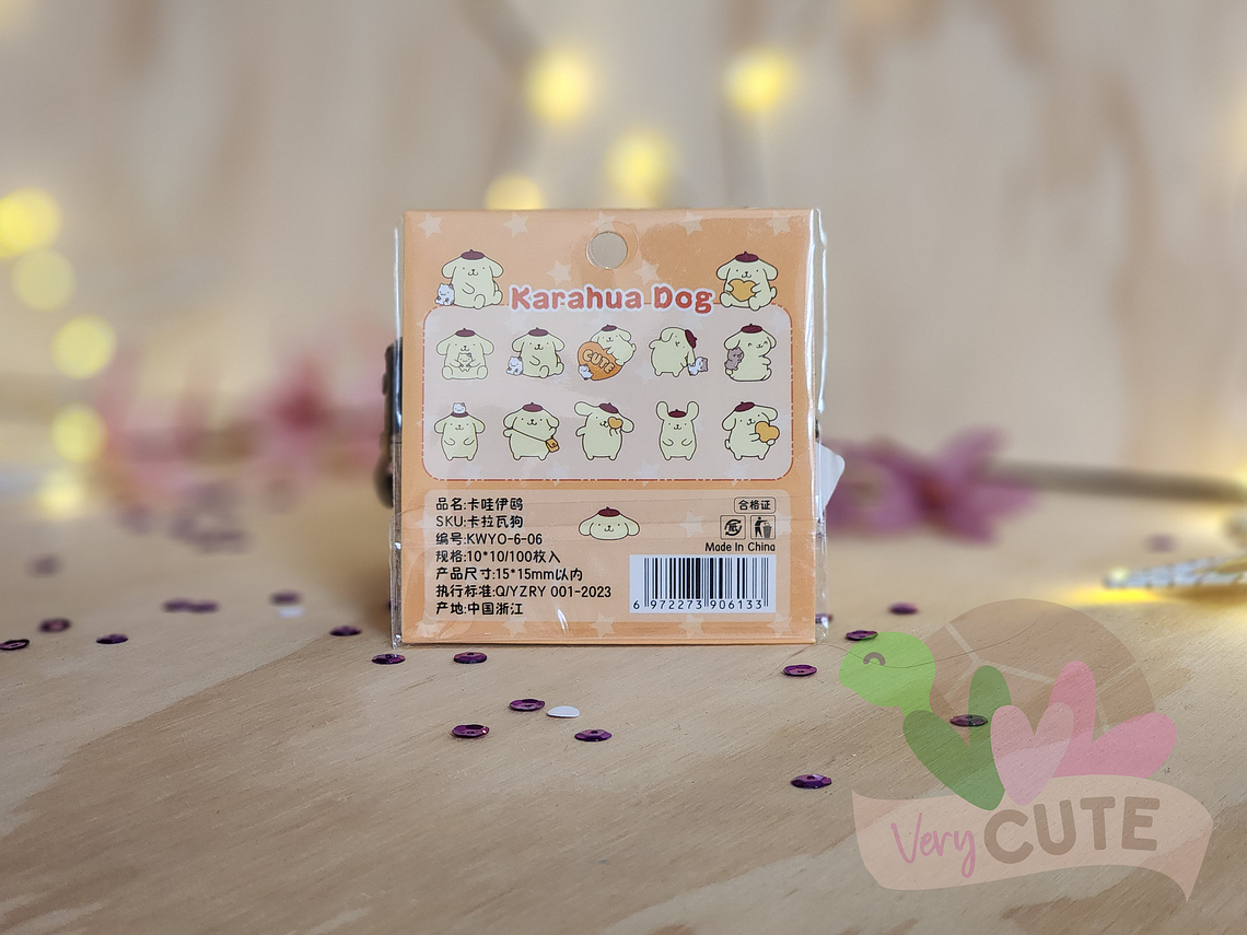 Mini Stickers 100 piezas - personajes sanrio 4