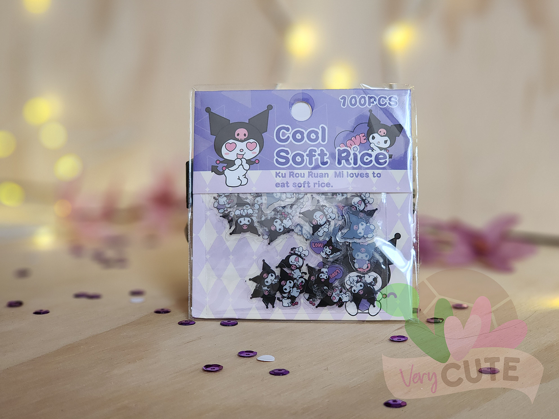 Mini Stickers 100 piezas - personajes sanrio 1