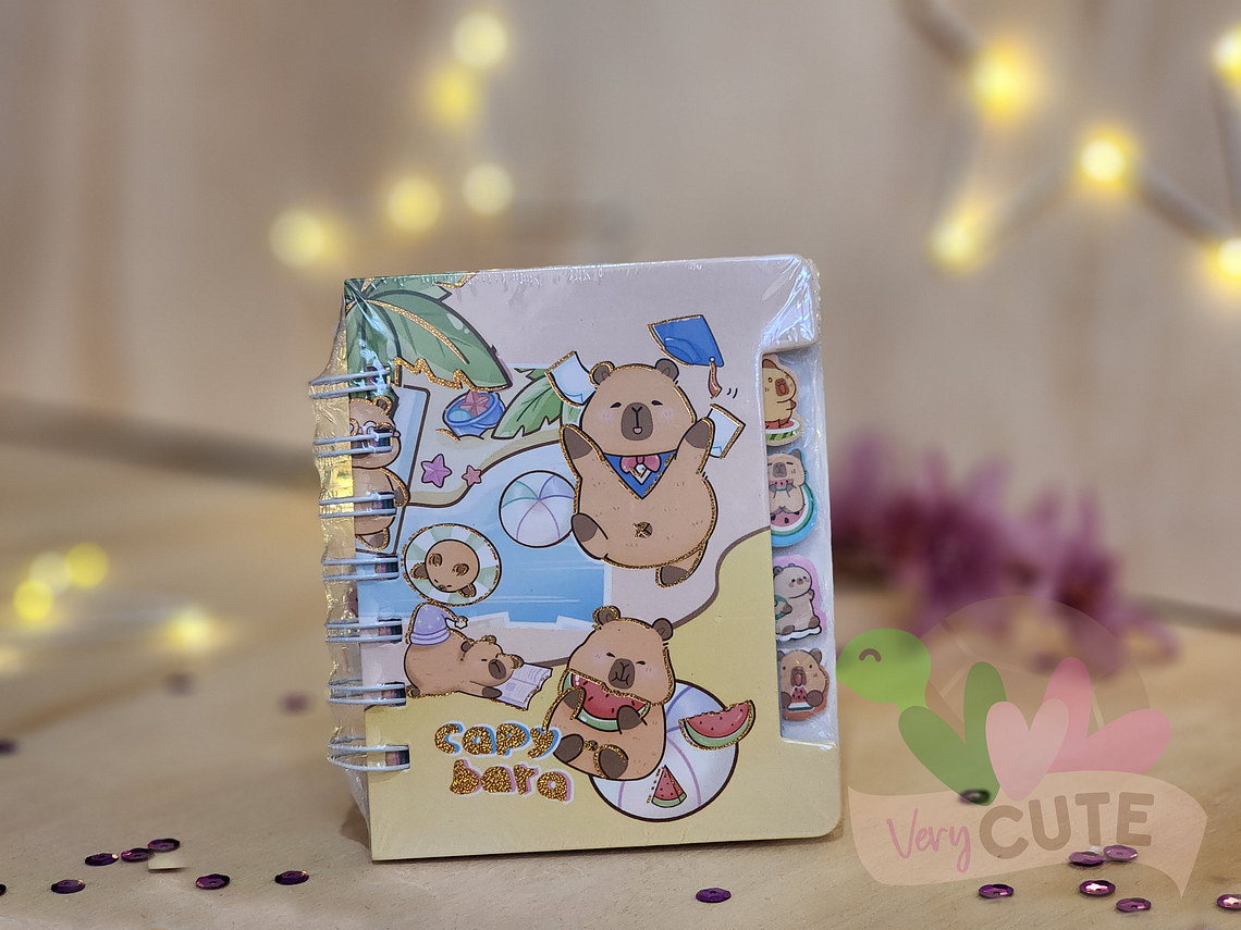 Minilibreta Capybara con separadores 1