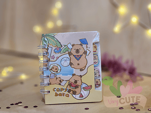 Minilibreta Capybara con separadores