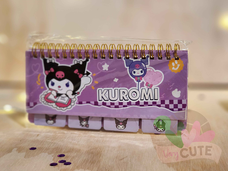  Libreta Horizontal Kuromi 1