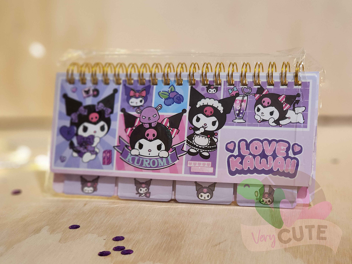  Libreta Horizontal Kuromi 4