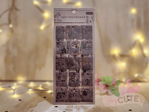 Stickers Retro 3 Láminas