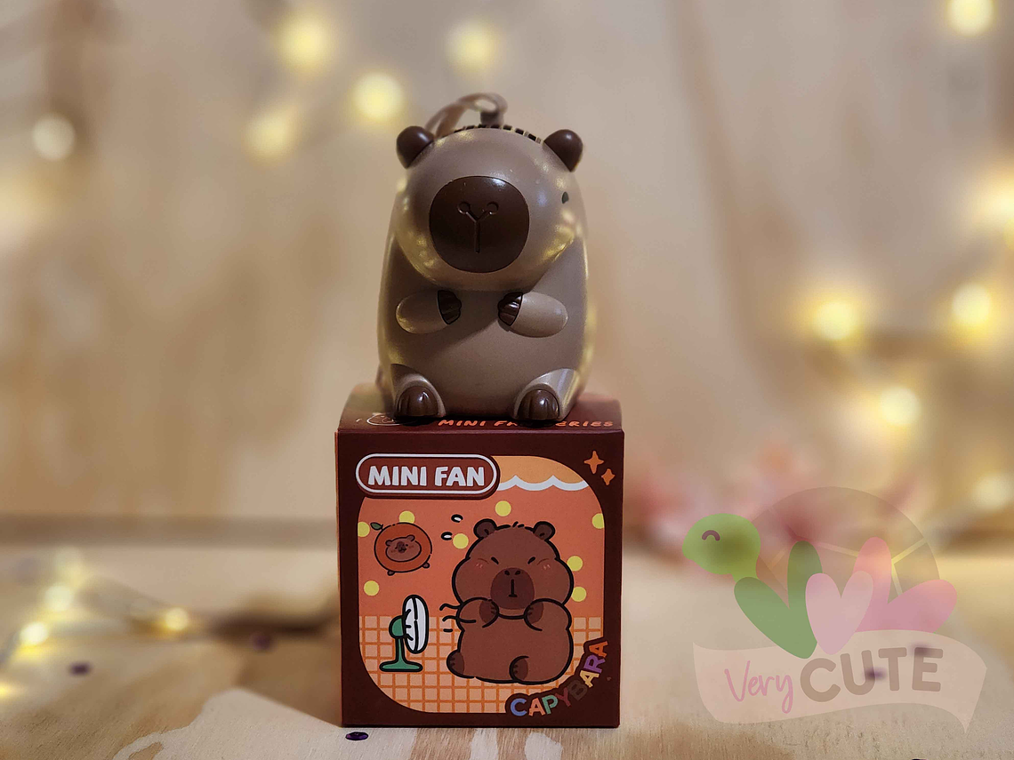 Ventilador Recargable Capybara 1
