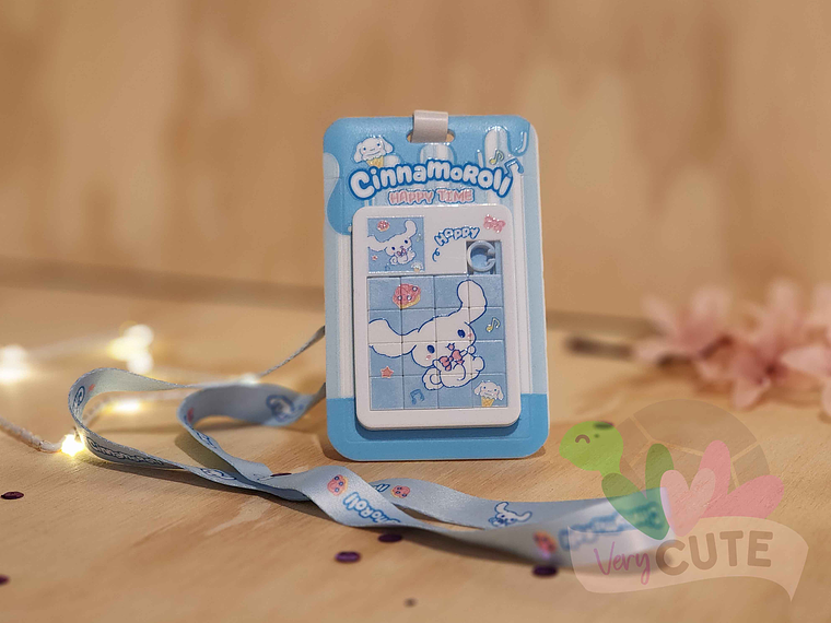 Porta Credencial + Lanyard + Juego - Personajes Sanrio 3