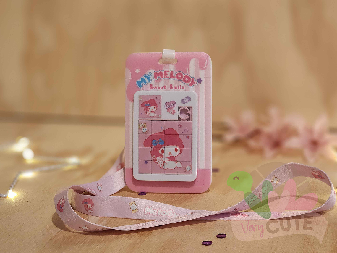 Porta Credencial + Lanyard + Juego - Personajes Sanrio 2