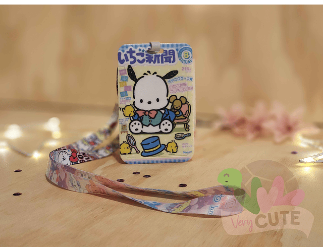 Porta Credencial + Lanyard - Personajes Sanrio - Varios Diseños