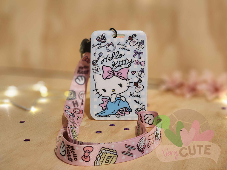 Porta Credencial + Lanyard - Personajes Sanrio - Varios Diseños 2