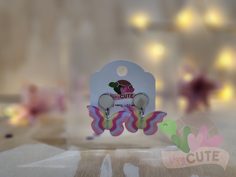 Aros Acrilico Multicolor 3