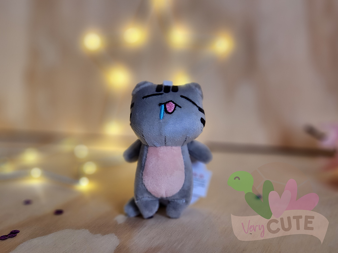  Llavero Peluche Gatito Kawaii 2