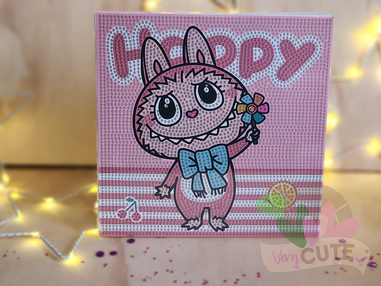 Set Pintura Diamante Labubu 1