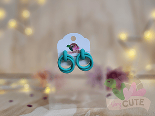 Aros Doble Círculo - Colores Vibrantes 