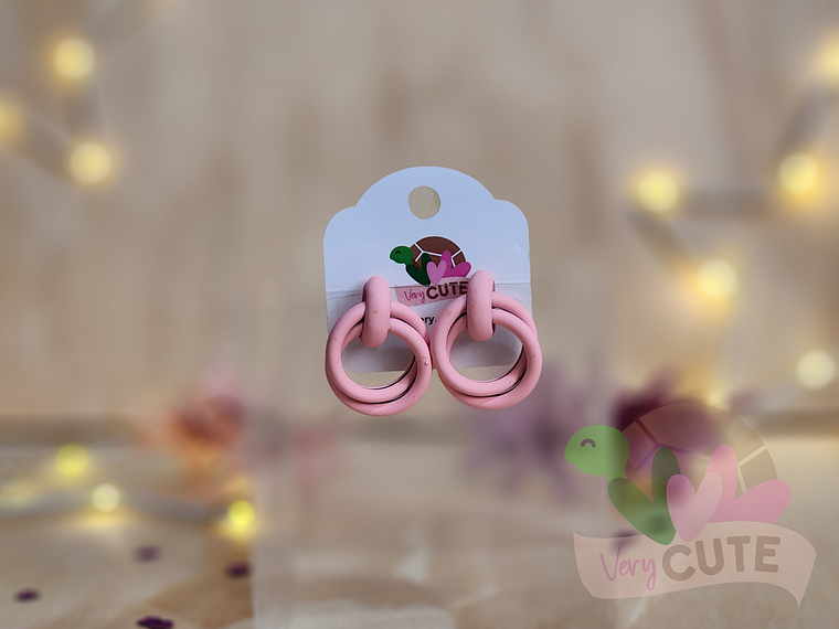 Aros Doble Círculo - Colores Vibrantes  3