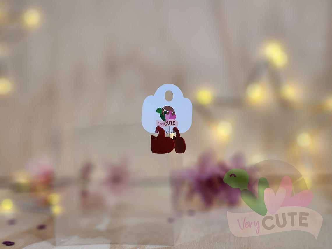 Aros Corazón LOVE 2