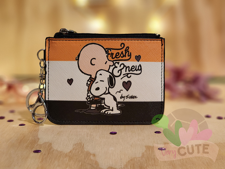 Monedero Tarjetero Snoopy 5