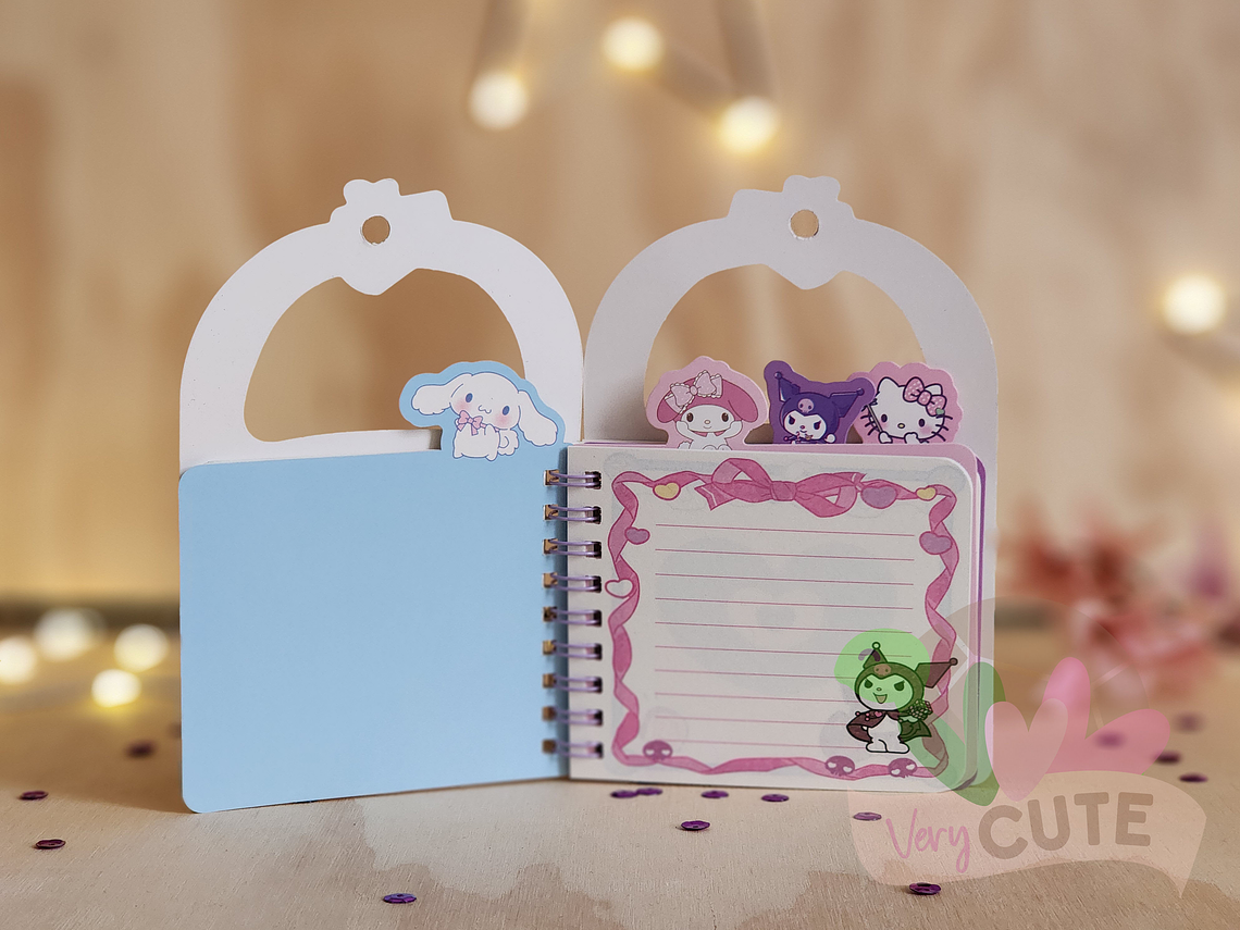  Libreta Cute Personajes Sanrio 4