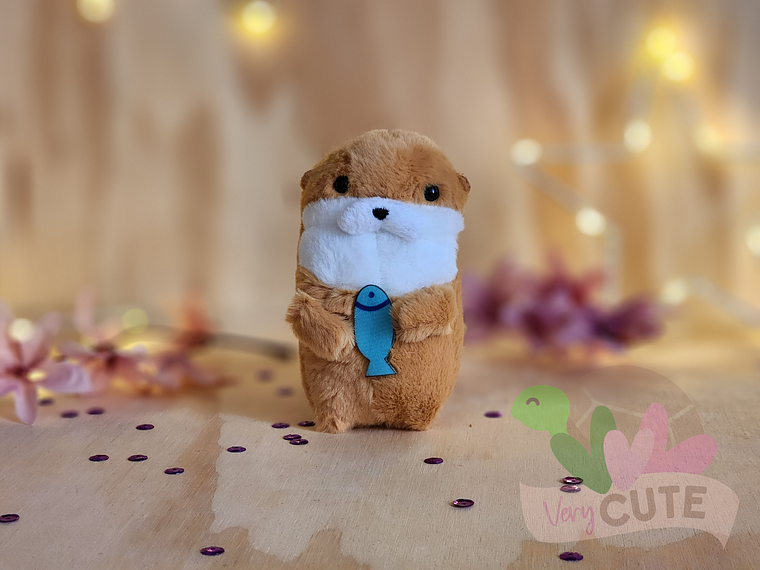 Llavero Peluche Nutria 2