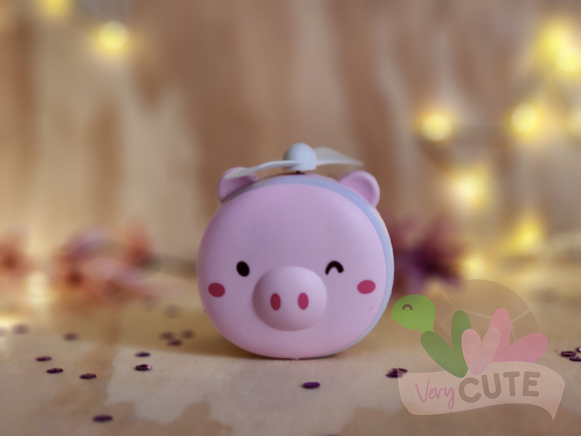 Ventilador Recargable Chanchito 1