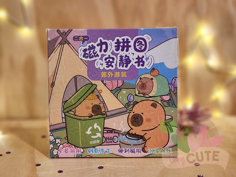 Puzzles de Capybara Imantado 2