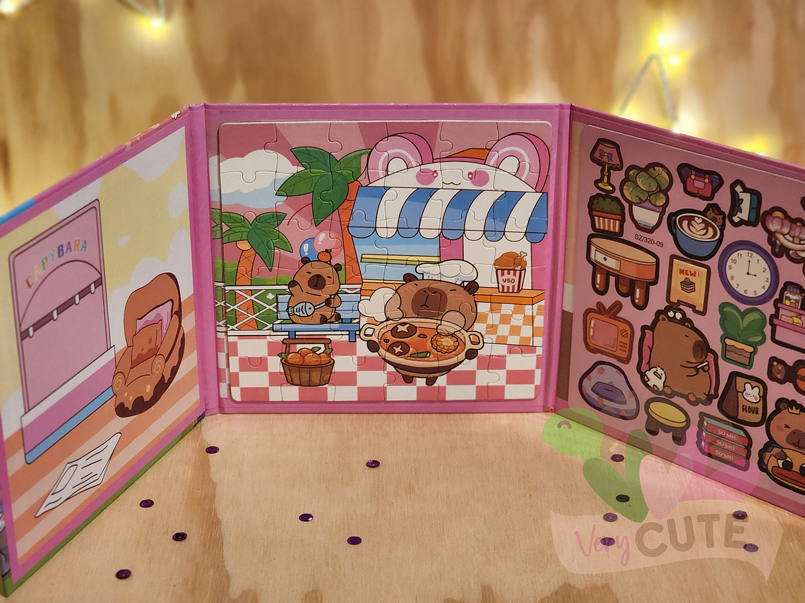  Puzzles de Capybara Imantado 5