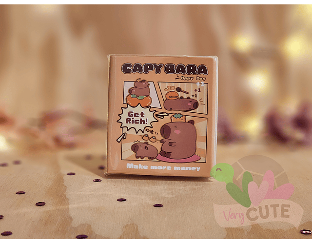 Mini Libreta Forrada -  Capybara