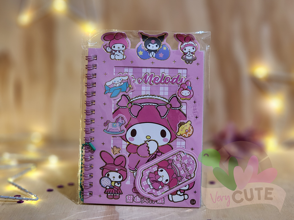 Libreta Stickers - Personajes Sanrio  1